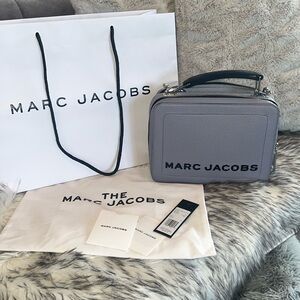 AUTH $425 MARC JACOBS Women's The Box Pebbled Leather Crossbody Bag